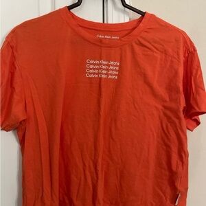 Calvin Klein Vibrant Orange Tee